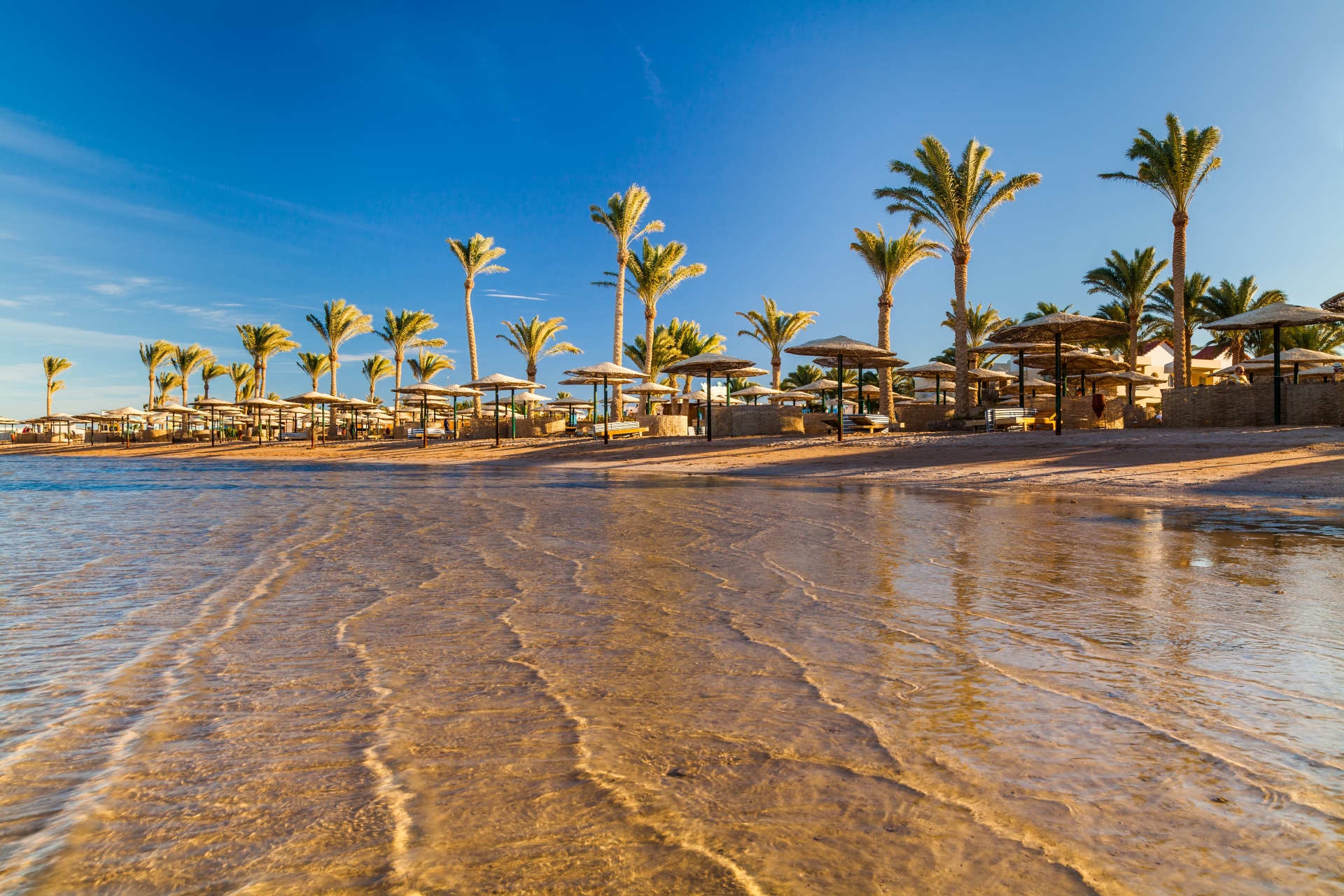 plage de sable en Egypte